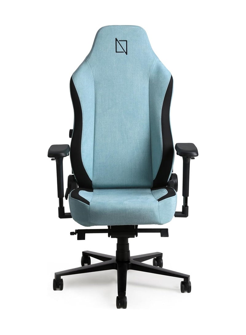 APEX Chair Premium Ergonomic Gaming Chair with Memory Foam Pillows Magnetic Headrest and Integrated Lumbar Support By NAVO ARTIC BLUE