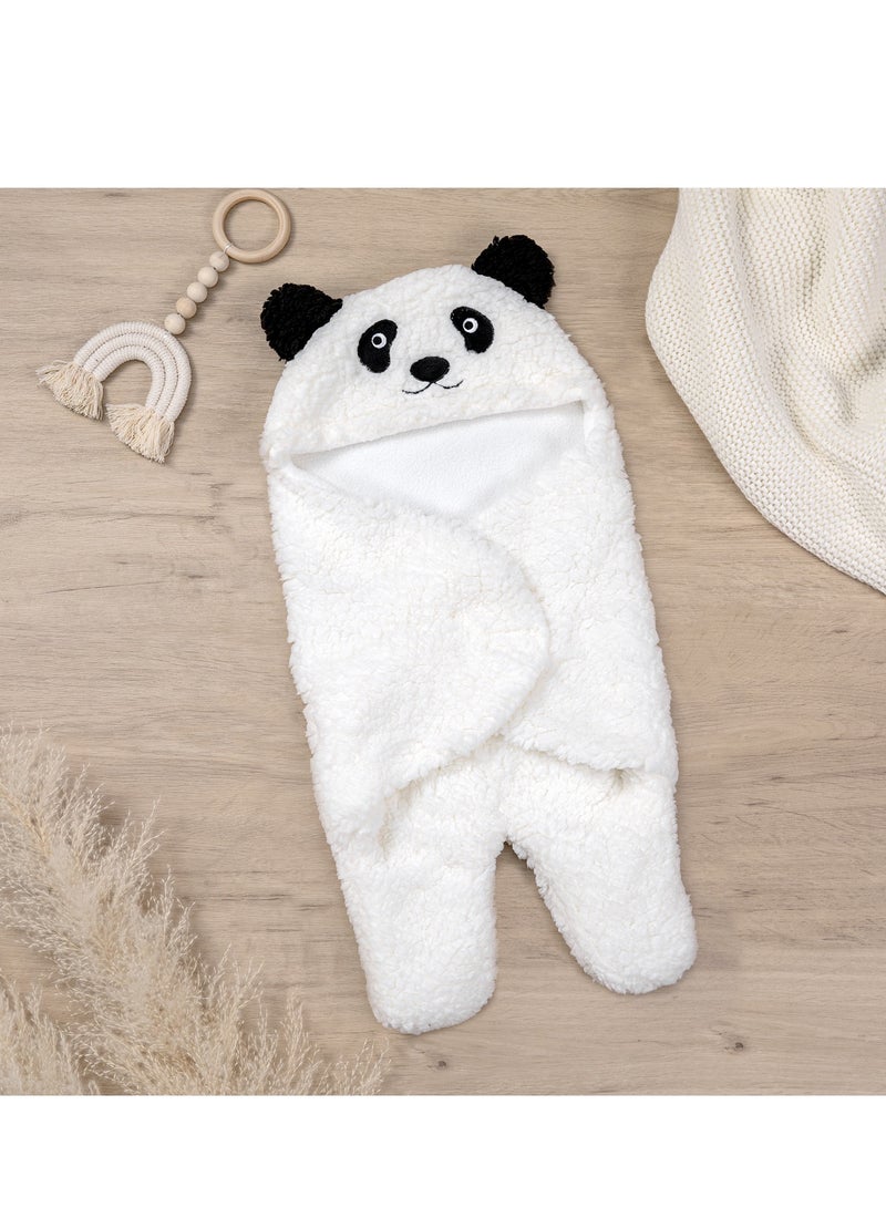 Adjustable Soft Baby Swaddling Infant Hooded Wearable Blanket Sleeping Bag