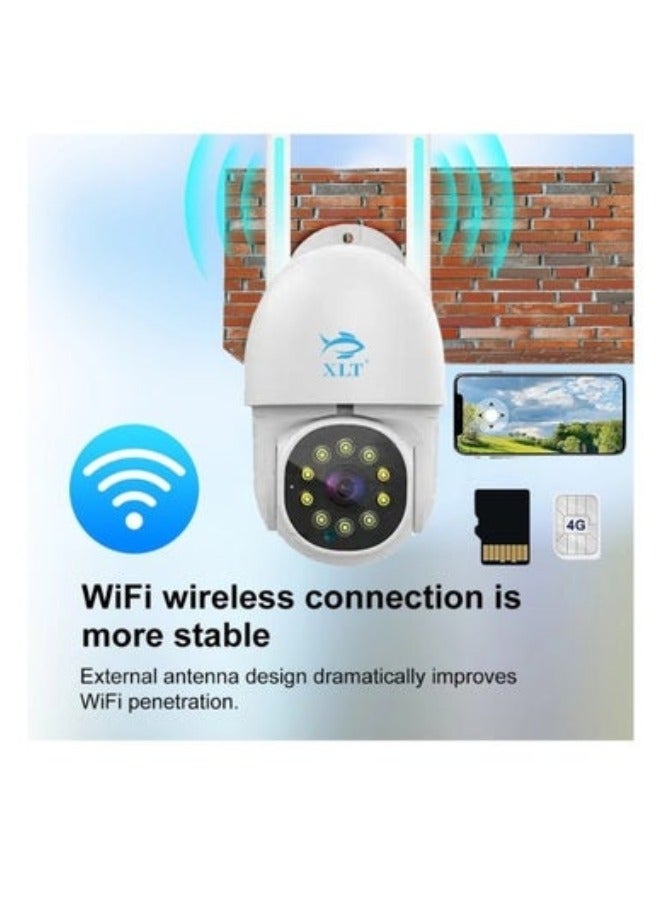 4G SIM Card Camera HD 1080P Outdoor/Indoor Wireless WiFi IP Camera.