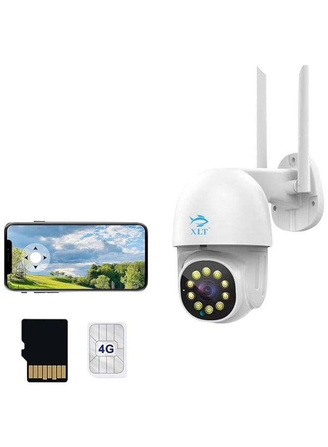 4G SIM Card Camera HD 1080P Outdoor/Indoor Wireless WiFi IP Camera.