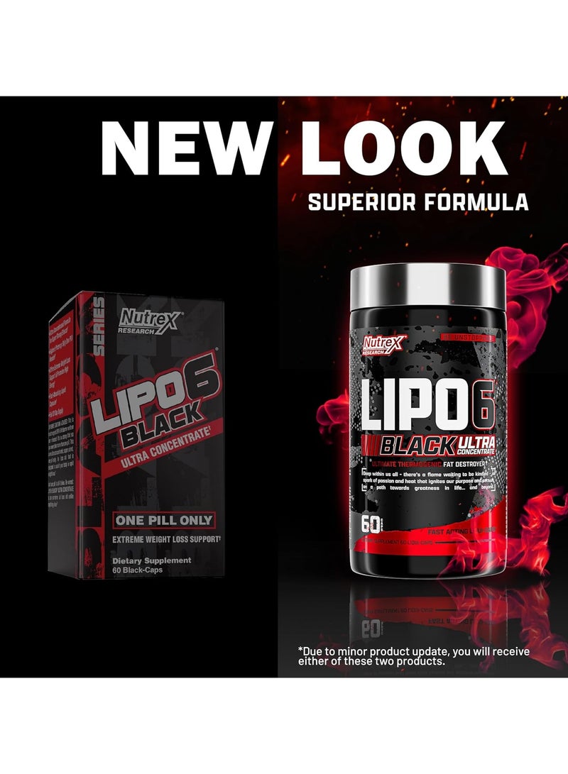 Lipo 6 Black Ultra 60 Capsules 60 Servings 80g