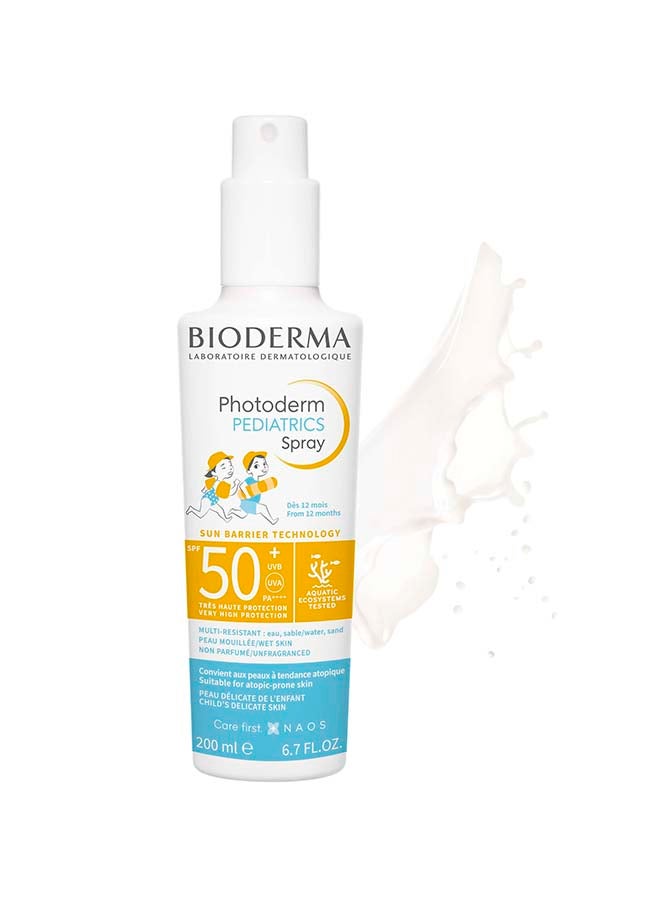 Photoderm Pediatrics Spray Spf50+ Sunscreen Baby And Children Skin 200Ml