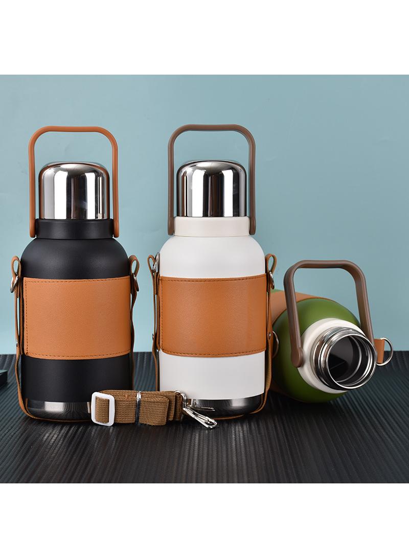 1200ML Large Capacity Double Layer 316 Stainless Steel Travel Outdoor Camping Thermos Cup