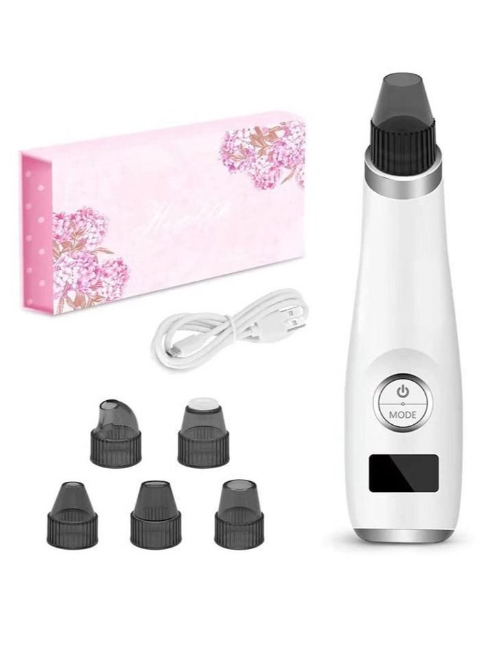 Blackhead Vacuum Remover Acne Remover,Facial Pore Cleanser Electric Comedone, 3 Adjustable Suction Power, USB Rechargeable