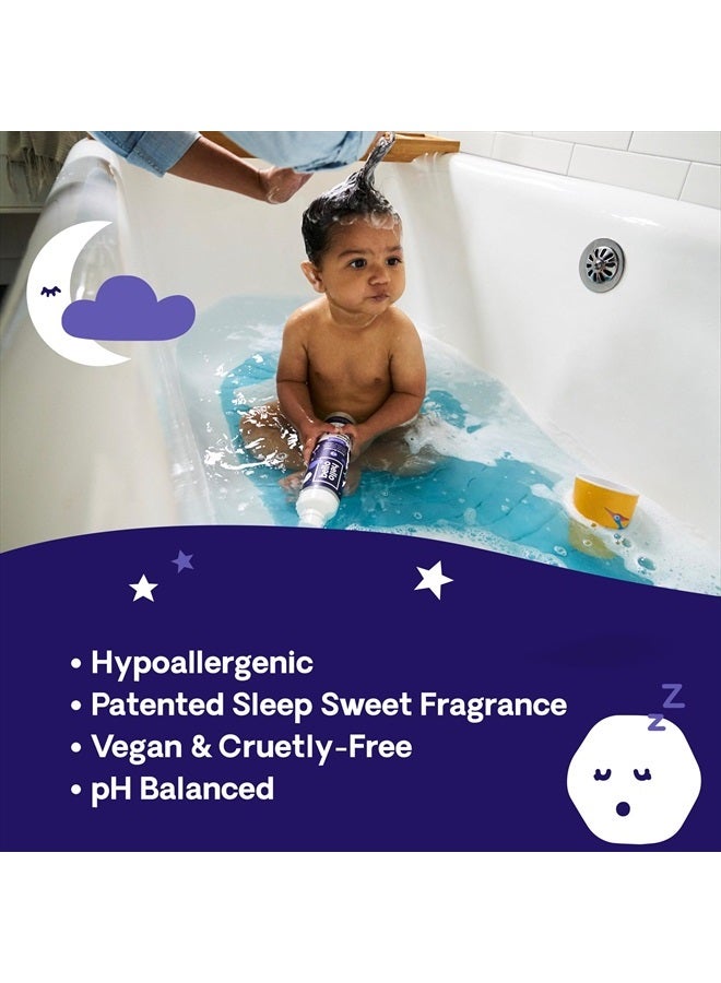 Nighttime Bubble Bath - Gentle Hypoallergenic Tear-Free Formula for Babies and Kids - Vegan and Cruelty-Free - Sleep Sweet Scented - 10 fl oz