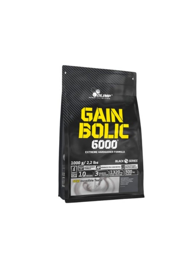 Gain Bolic 6000, Extreme Hardgainer Formula, Chocolate Flavour, 1000g