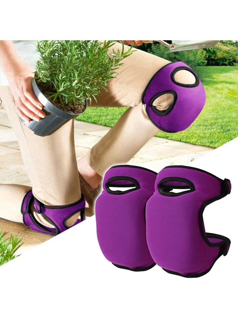 1 Pair Gardening Knee Pads Anti Slip Knee Protectors Protective Cushion Soft Kneepad for Gardener Cleaning Work Floors Scrubbing