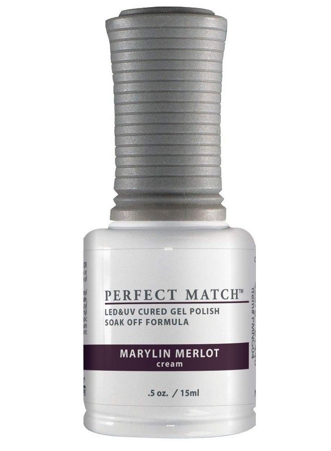 Perfect Match Gel Polish Marilyn Merlot 0.5 Fl Oz (Pms04)