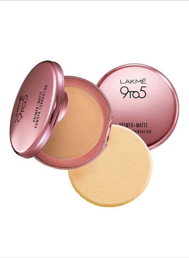 9 To 5 Primer With Matte Powder Foundation Silky Golden
