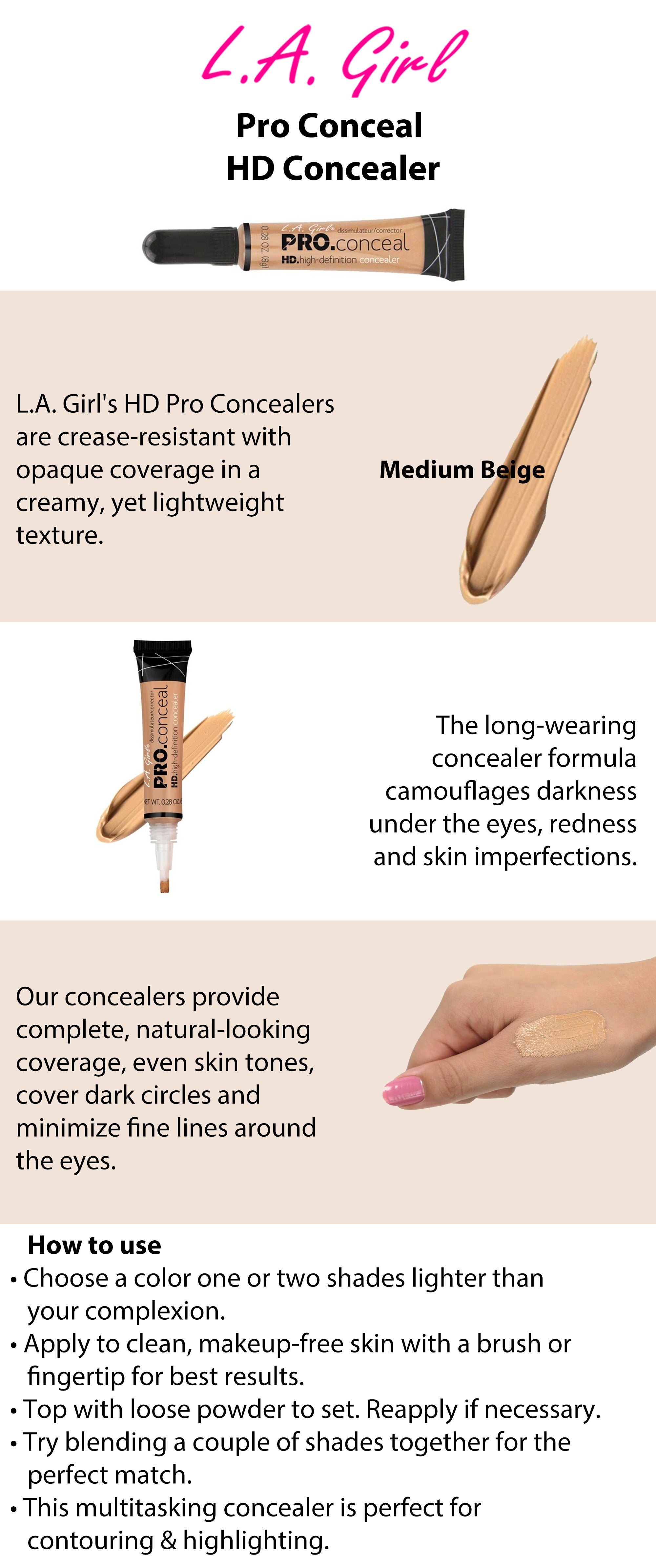 Pro Conceal HD Concealer Medium Beige