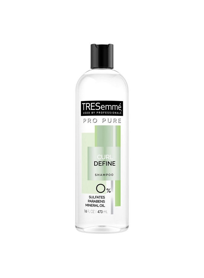 Pro Pure Shampoo Sulfate Free For Curly Hair Curl Define Hair Shampoo With 0% Sulfates Parabens Mineral Oils And Dyes. 16 Oz