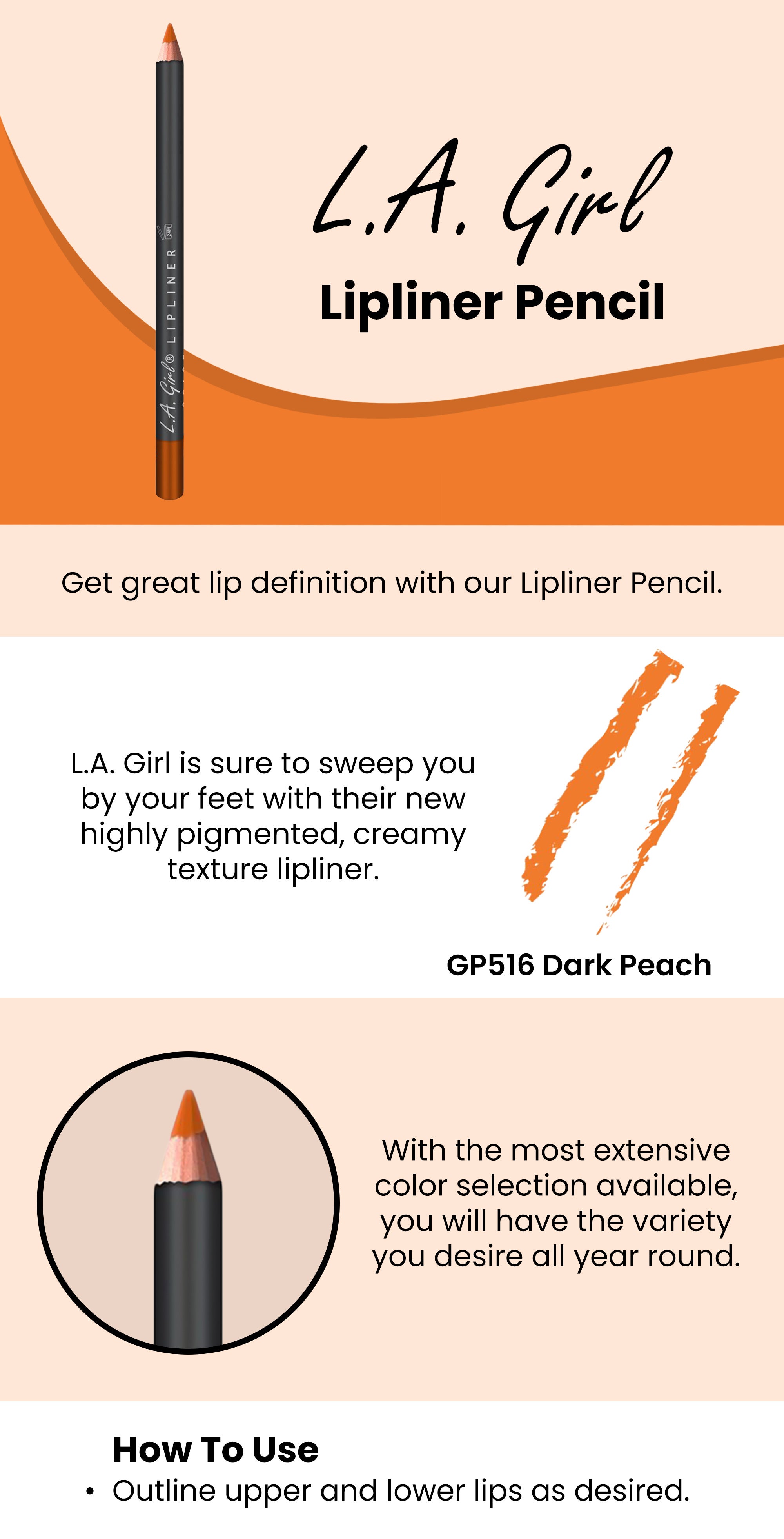Lipliner Pencil GP516 Dark Peach