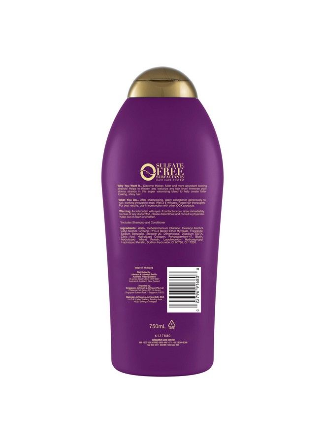 Thick & Full  Biotin & Collagen Conditioner Salon Size 25.4 Fl Oz