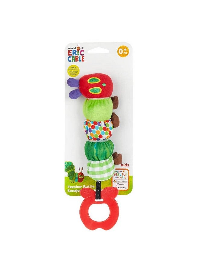 Teether Rattle World Of Eric Carle The Very Hungry Caterpillar Teething Toy For Babies Multi