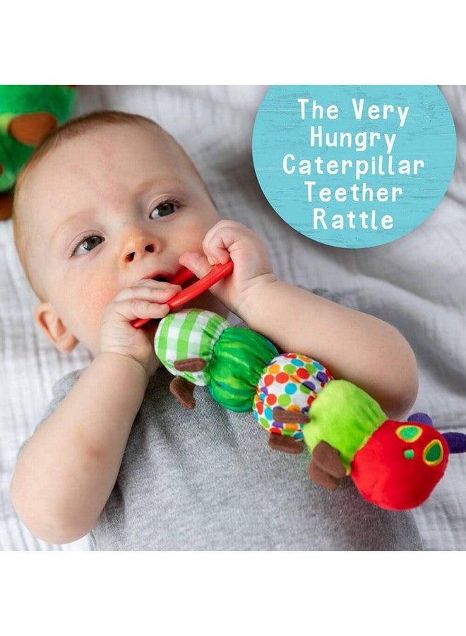 Teether Rattle World Of Eric Carle The Very Hungry Caterpillar Teething Toy For Babies Multi