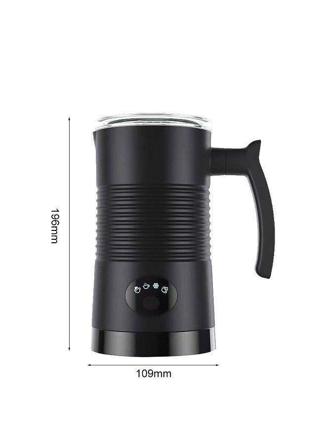 Milk Frother 4 in 1 Hot/Cold Foam Maker 400W Detachable Non-Stick Interior 11.84oz/350ml Electric Automatic Milk Frother and Steamer for Coffee Hot Milk