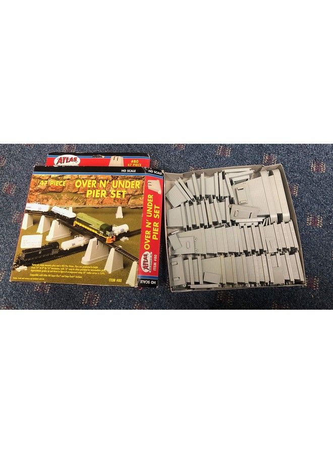 Pier Set (47Pc Set) Ho Scale Atlas Trains