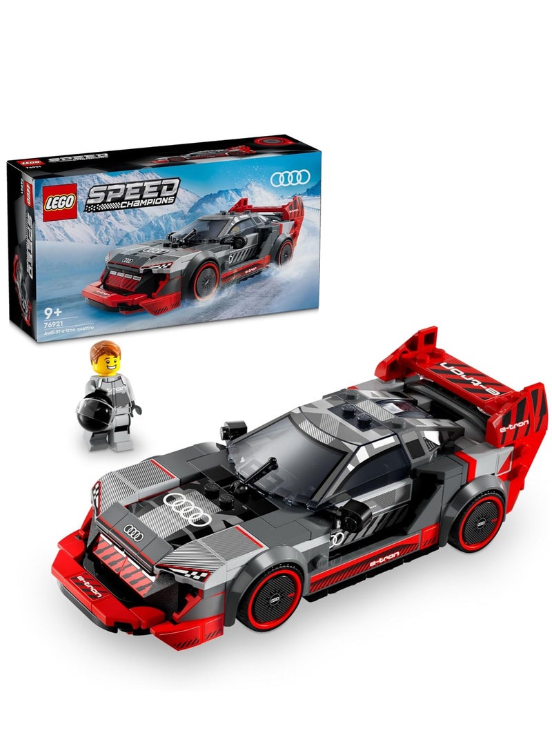 LEGO Speed Champions Audi S1 E-tron Quattro 76921 Building Blocks Toy Car Set (274 Pieces)