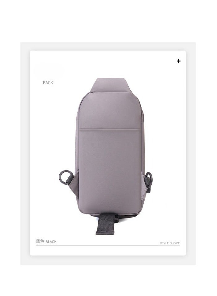 Bag Lightweight Shoulder Crossbody Backpack with USB Charging Port Men Women Business Casual Daypacks for Outdoor Travel Work Hiking Running Indoor Activities Waterproof Polyester