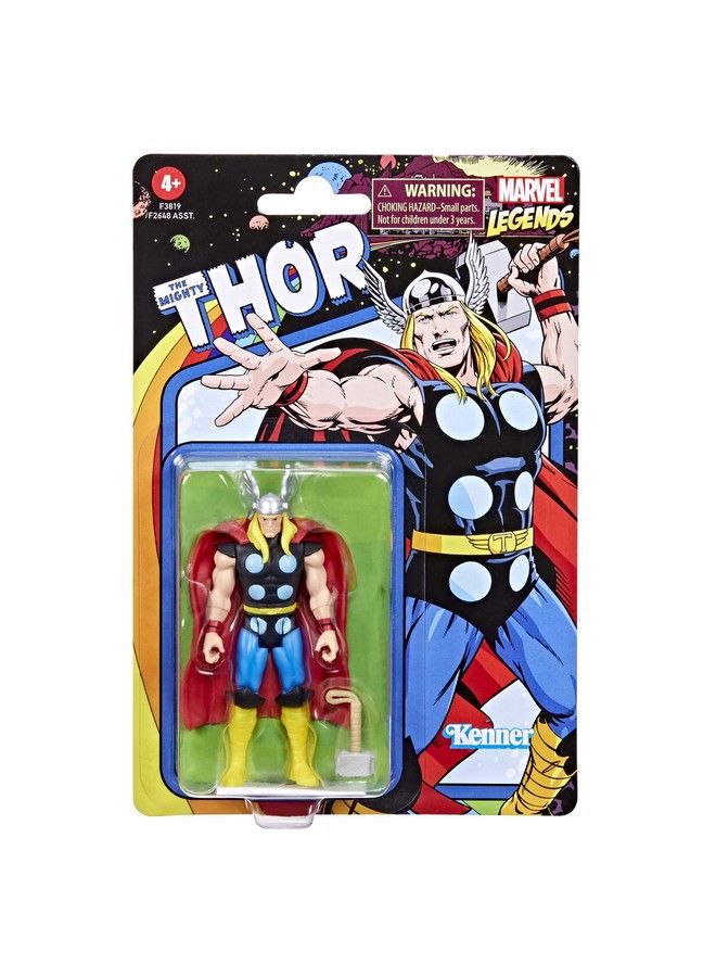 Marvel Hasbro Legends Series 3.75 Inch Retro 375 Collection Thor Action Figure Toy 1 Accessory