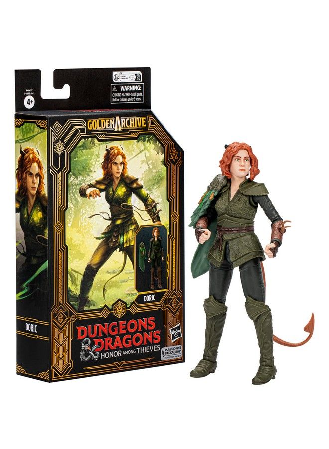 Dungeons & Dragons Honor Among Thieves Golden Archive Doric Collectible Figure 6 Inch Scale D&D Action Figures