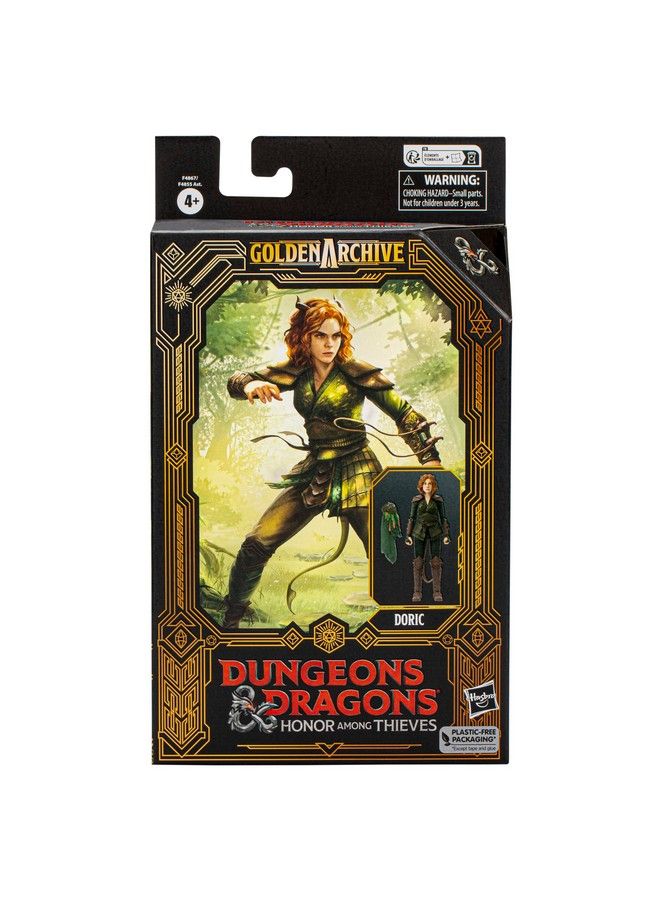 Dungeons & Dragons Honor Among Thieves Golden Archive Doric Collectible Figure 6 Inch Scale D&D Action Figures