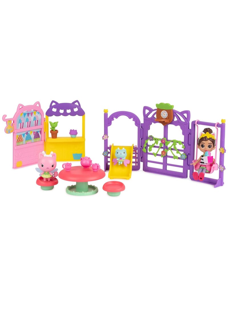 Gabby's Doll House Fairy Garden Party Playset