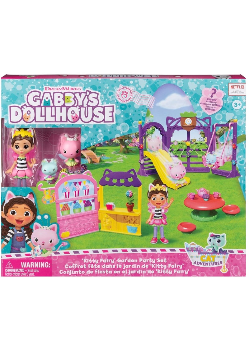 Gabby's Doll House Fairy Garden Party Playset