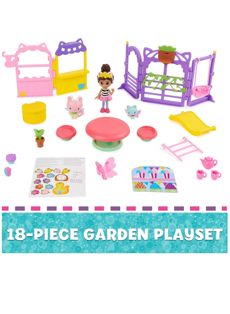 Gabby's Doll House Fairy Garden Party Playset