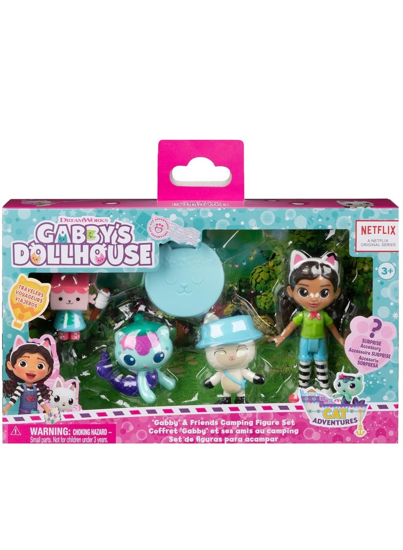 Gabby's Doll House Figure Pack - Friends Camping Figure Set