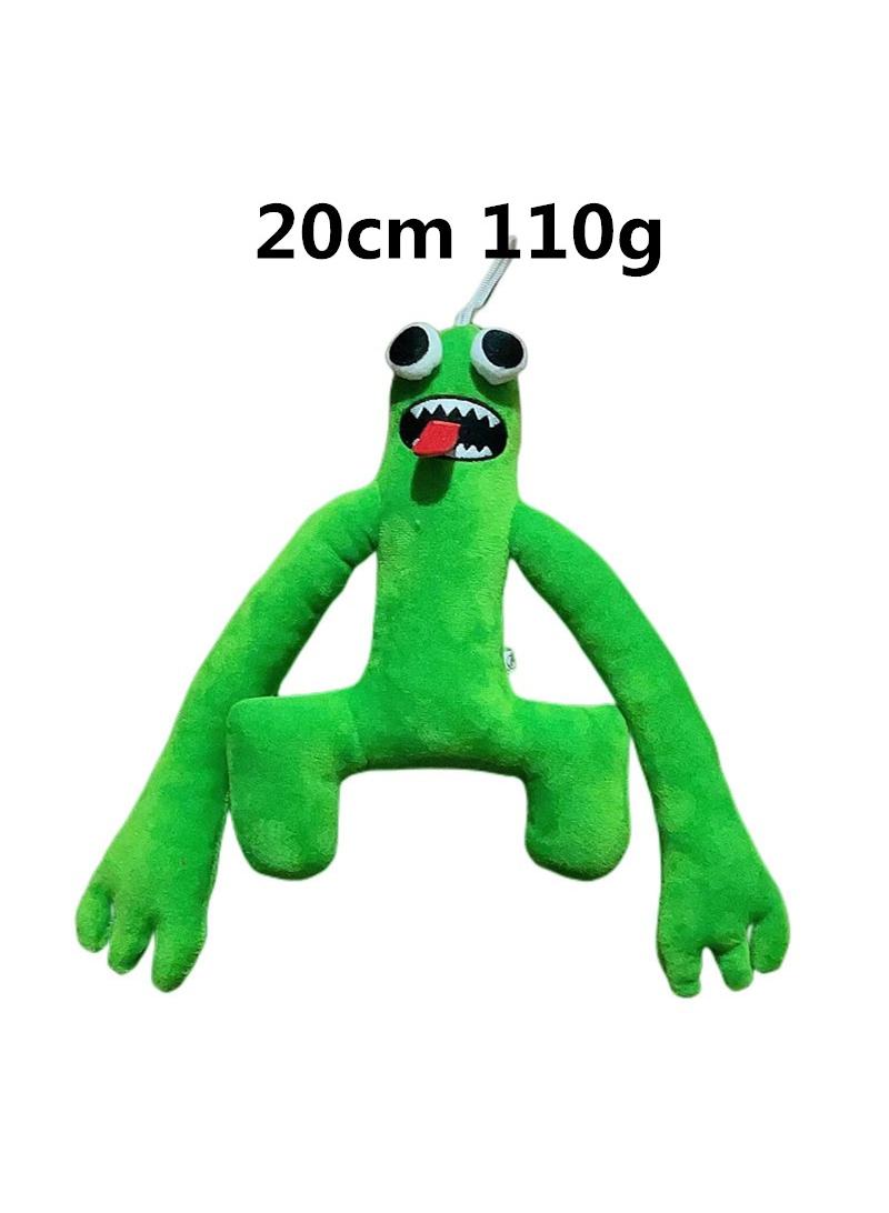 1-Pieces Strange Funny Stuffed Plush Toy Rainbow Friends Series Action Doll Green-E