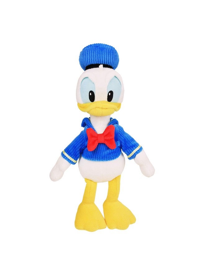 Junior Mickey Mouse Small Plushie Donald Duck Stuffed Animal, Officially Licensed Kids Toys For Ages 2 Up, Basket Stuffers And Small Gifts By Just Play