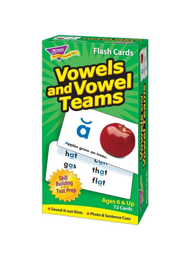 Trend Enterprises Inc Vowels And Vowel Teams Skill Drill Flash Cards
