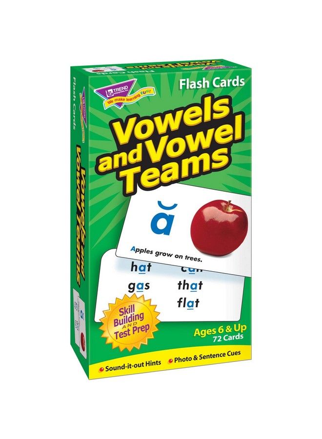 Trend Enterprises Inc Vowels And Vowel Teams Skill Drill Flash Cards