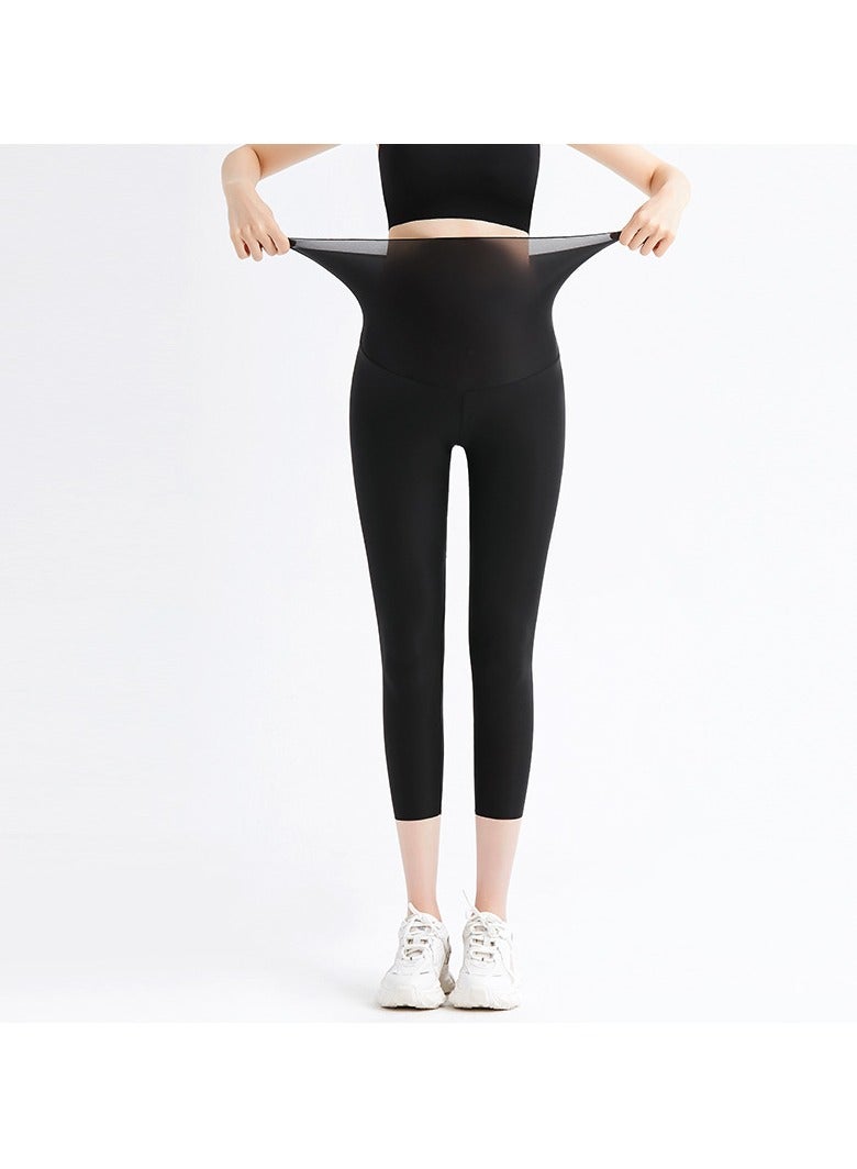 Spring thin maternity belly support pants