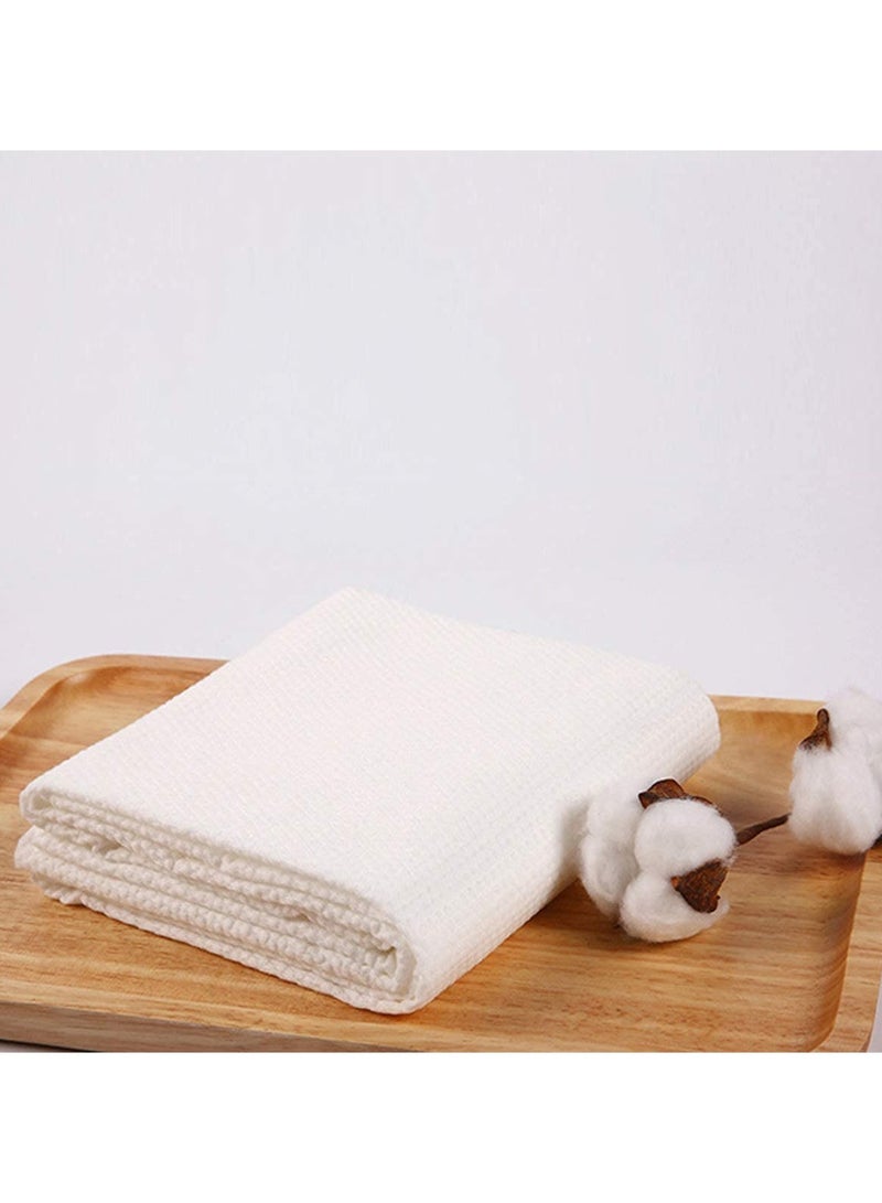 6 Pack Disposable Bath Towels, White Soft Bath Bath Wipes, Portable and Breathable Thick Bath Cloths, for Travel Hotel Business Trip, Shower Bath Big Towels Body Towel for Hiking (55