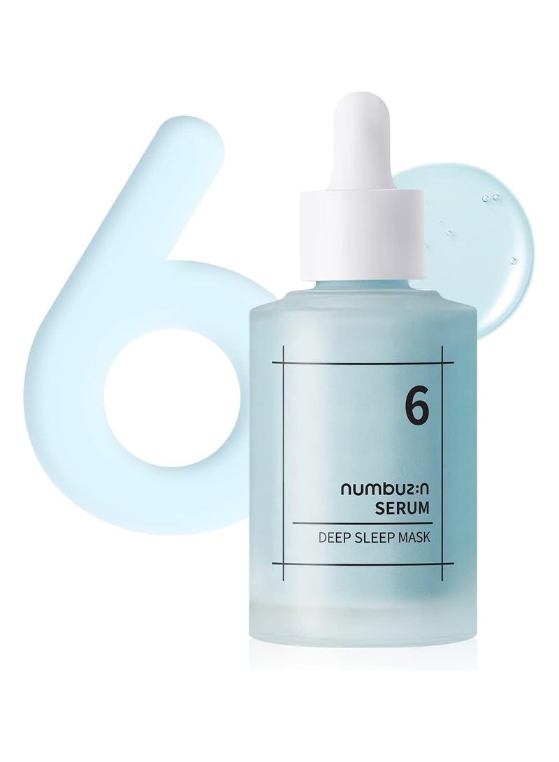 numbuzin No.6 Deep Sleep Mask Serum | Instant, Long Lasting Hydration, Hyaluronic Acid, Niacinamide, Refreshing Iceland Glacier Water | Korean Skin Care for...