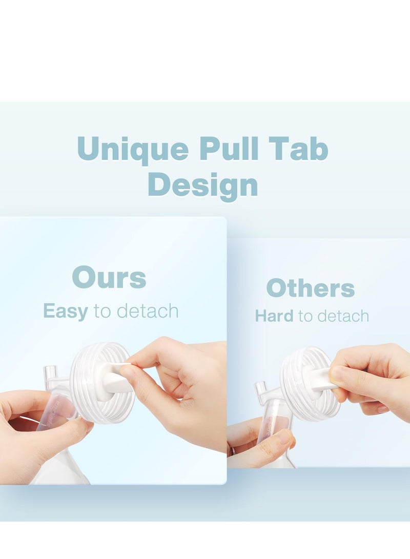 8 Pcs Papablic Duckbill Valves and Backflow Protector - Compatible with Spectra S1, S2, 9 Plus Breast Pumps. Not Original Pump Parts. BPA/DEHP Free