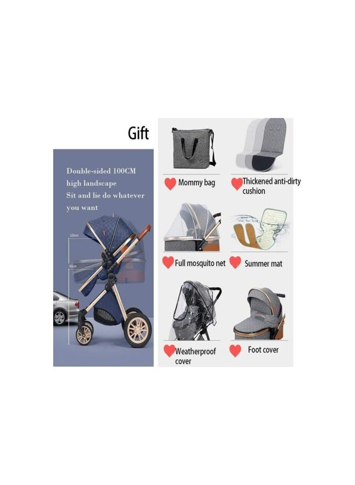 Luxury Multifunction Light Weight European Baby Pram Stroller