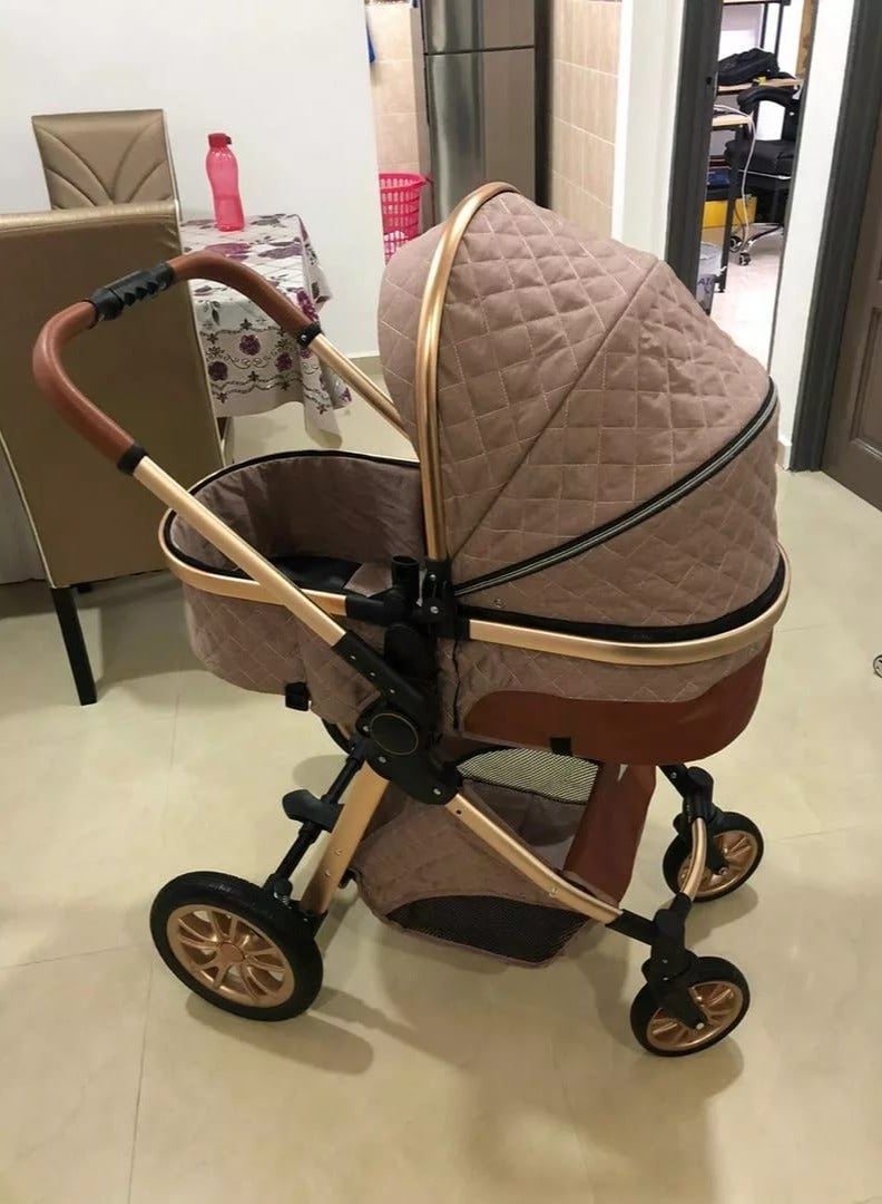 Newborn Baby Stroller 3 In 1 Rain Cover Mosquito Net Backpack