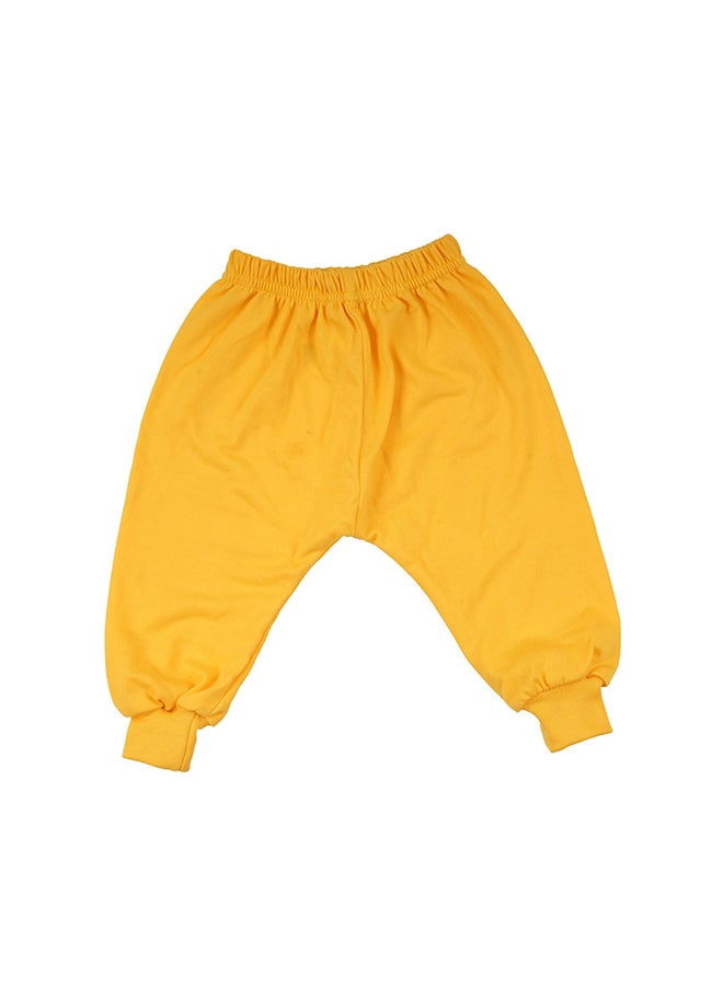 6-piece Baby Track Pants With Rib Multicolour