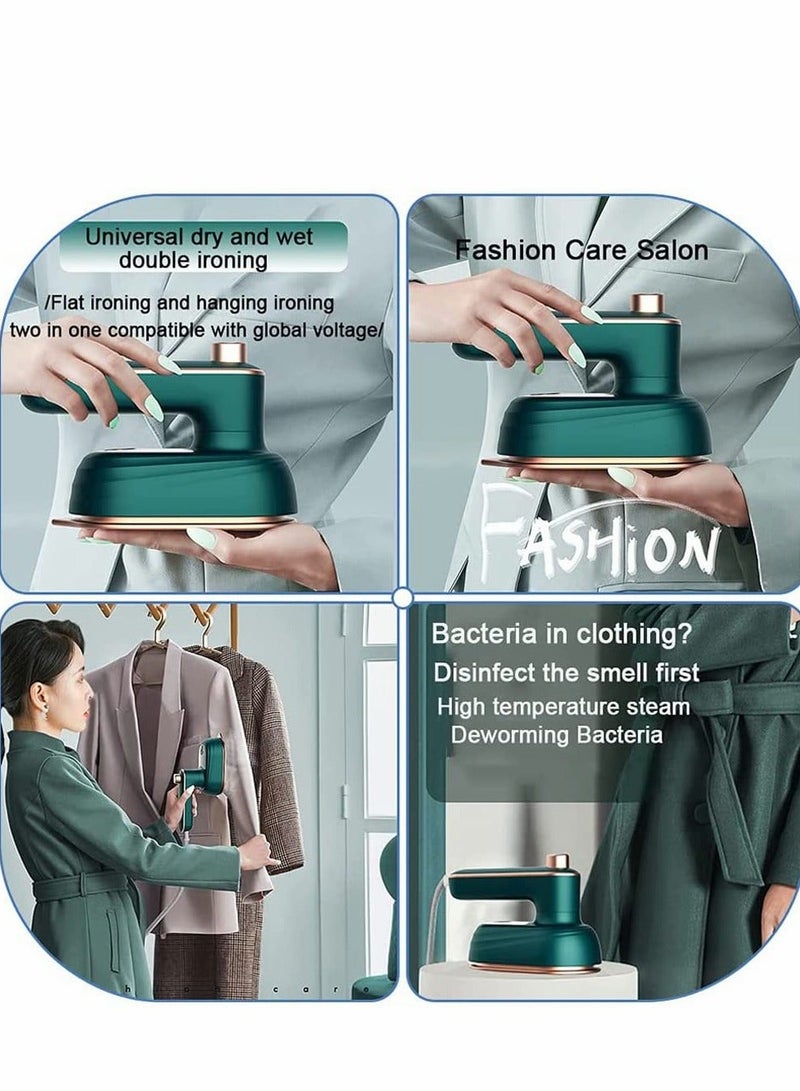 Portable Mini Ironing Machine, Foldable Travel Garment Steamer, Machine Rotatable Handheld Steam Iron for Home Business