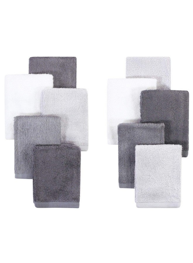 Unisex Baby Rayon From Bamboo Luxurious Washcloths Gray Charcoal One Size