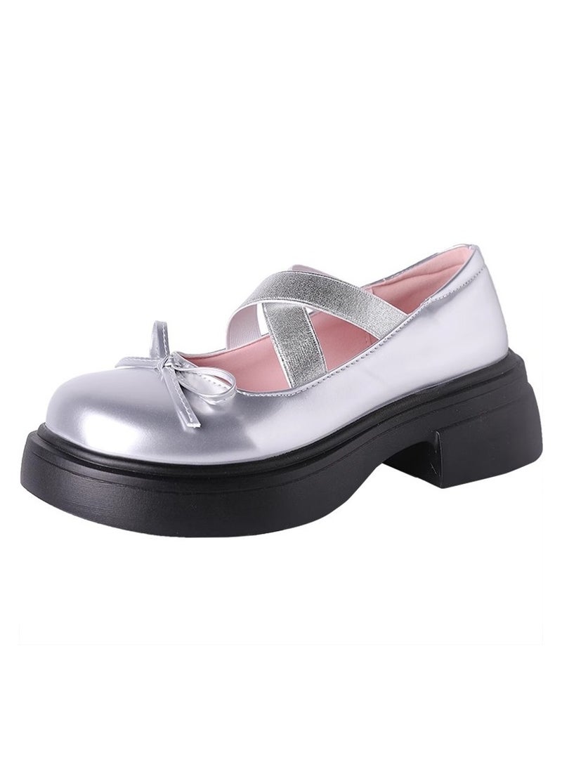 New Ladies Fashion Small Leather Shoes