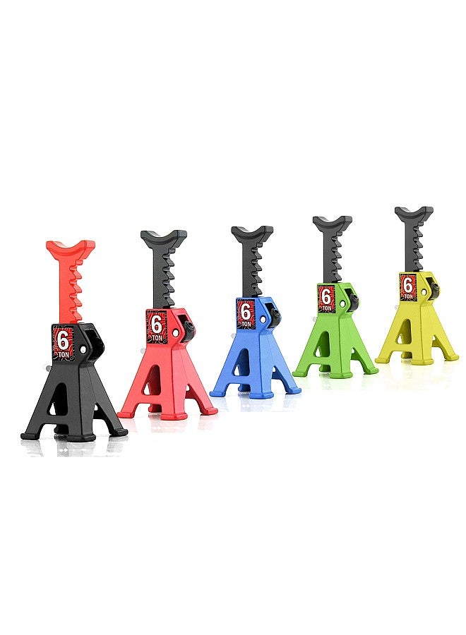 2pcs Remote Control Cars Metal Jack Stands Repairing Tool For 1/24 Remote Control Crawler Car Diecasts Vehicles Model Parts Accessories Toy