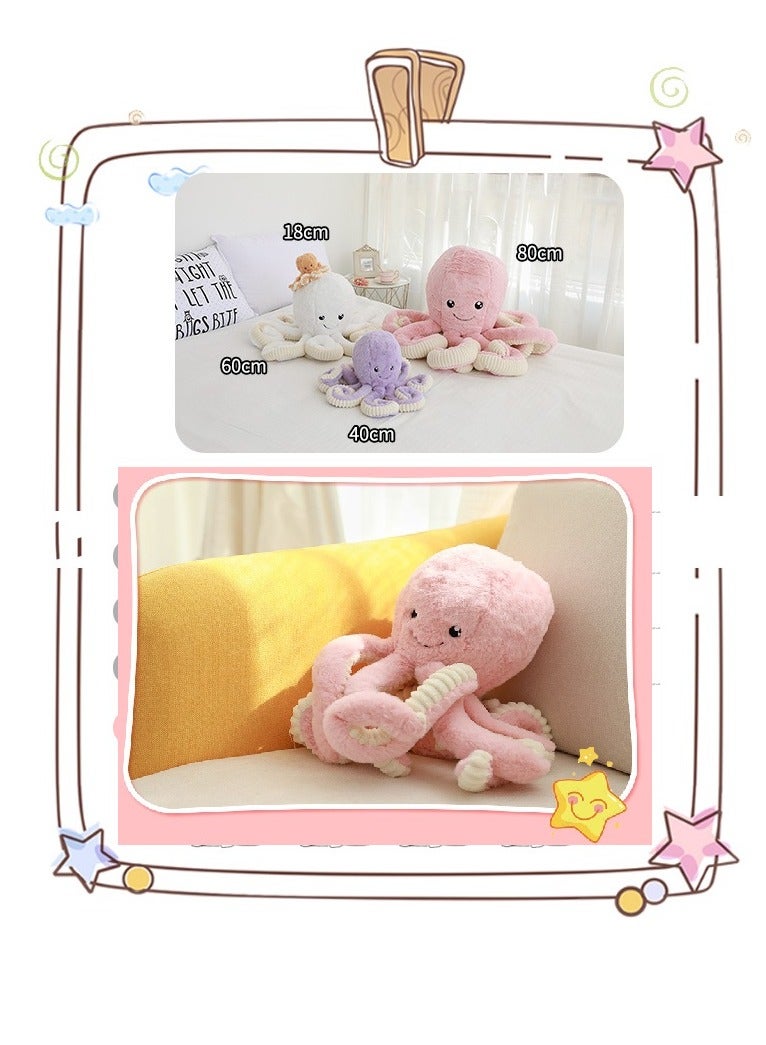 Cute Cartoon Octopus Stuffed Animals Octopus Plush Doll Toys Octopus Plushies Toys Gift Sea Stuffed Toys for Kids and Lovers Home Decorush Puppets