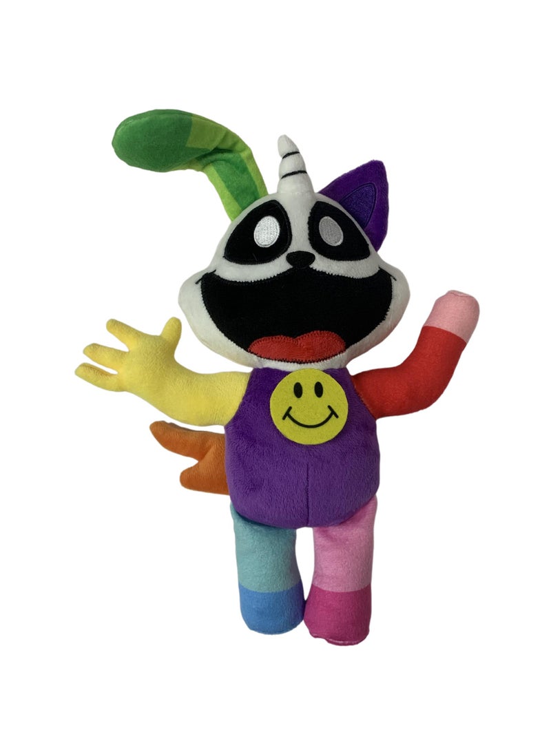 Poppy Playtime Smiling Critters 3 Plush Toy Cartoon Rainbow CatNap 30cm For Fans Gift Horror Stuffed Figure Doll For Kids And Adults Great Birthday Stuffers For Boys Girls