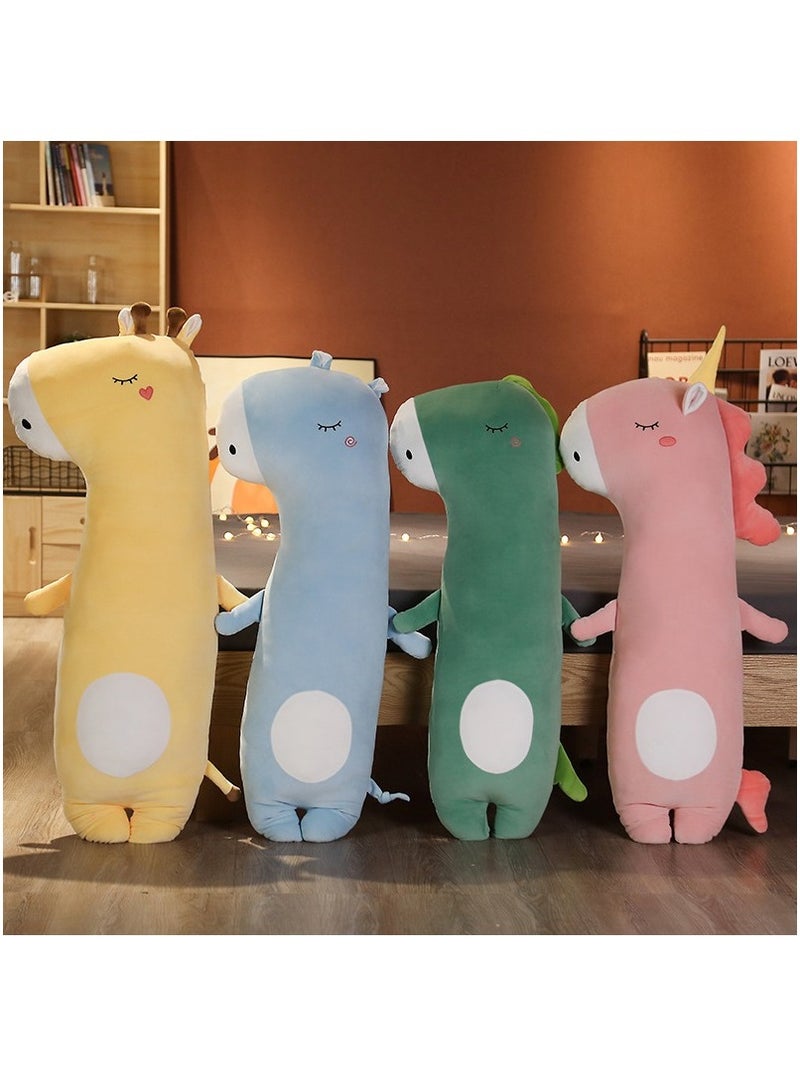 Cute Animal Long Sleeping Pillow Plush Toy Long Hug Pillow Removable and Washable Best Gift for Kids and Friends