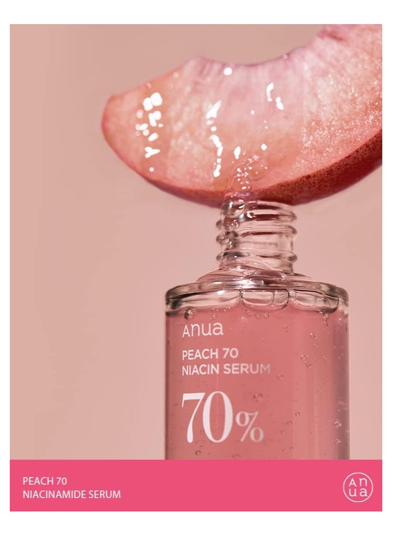 Anua Set - ( Pore Control Cleansing Oil - Niacinamide Serum & 77% Soothing Toner I pH 5.5 - Peach Serum - Face Massager ) - Korean Facial Skin Trouble Care - Calming Skin - Refreshing - Hydrating