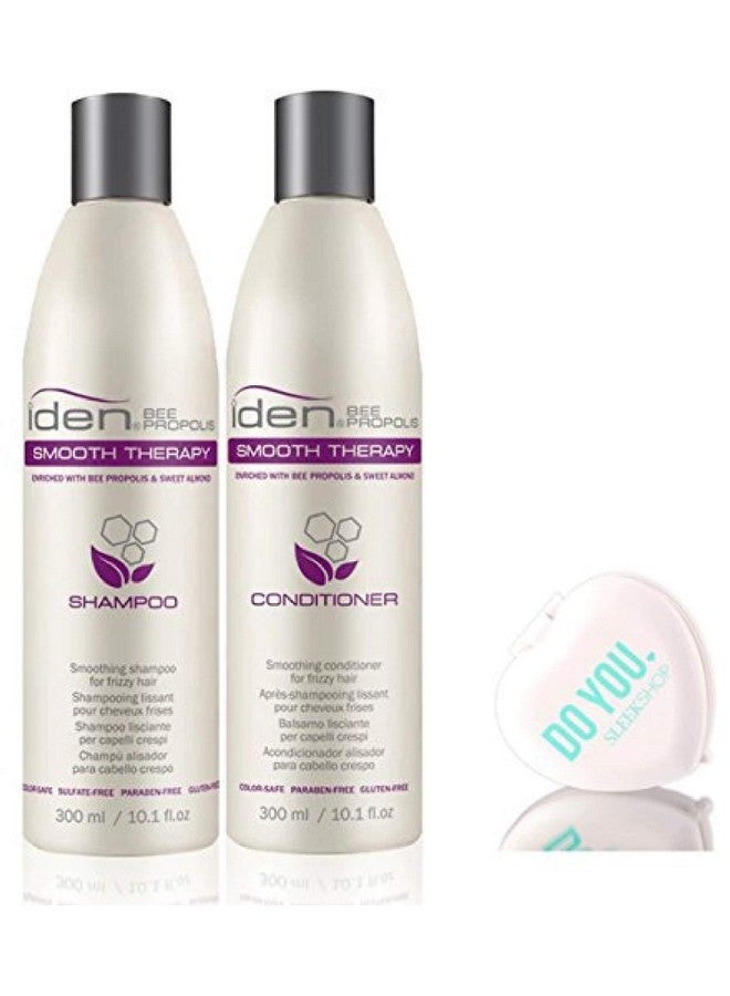 Smooth Therapy Shampoo & Conditioner Duo Set (With Sleek Compact Mirror) (10.1 Oz 300 Ml Duo Kit)